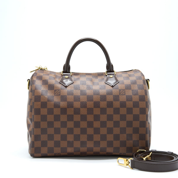 Louis Vuitton Speedy Bandouliere 30 Damier Ebene Canvas