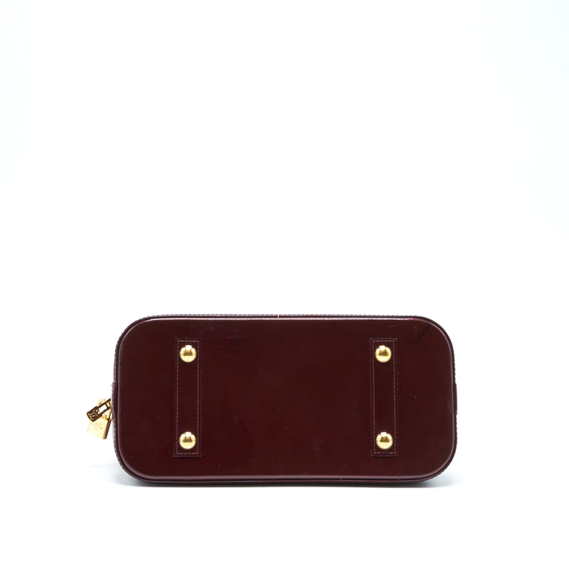 Louis Vuitton Alma PM Patent Amarante GHW