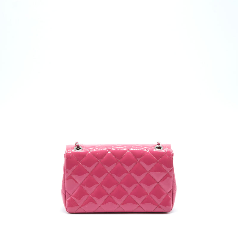 Chanel Coco Shine Flap Bag Patent Pink SHW