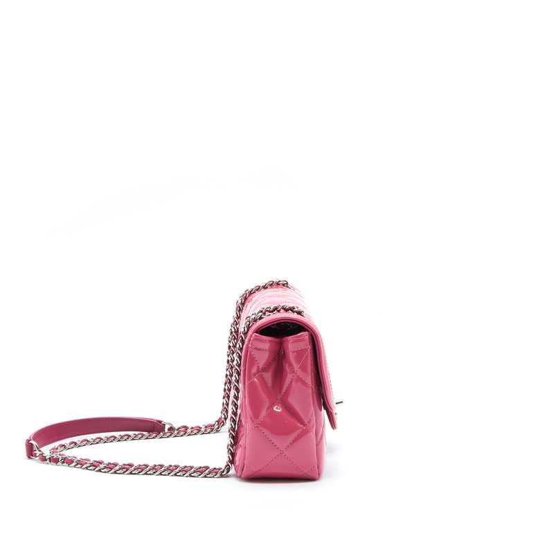 Chanel Coco Shine Flap Bag Patent Pink SHW