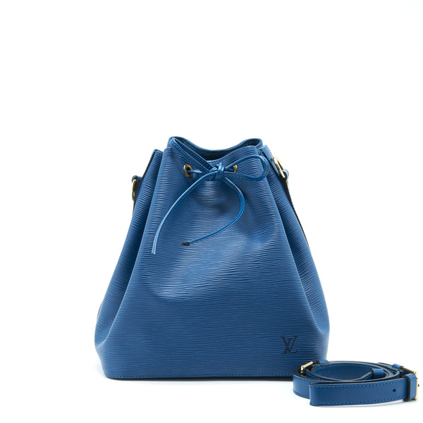 Louis Vuitton Vintage Epi Petit Noe - Blue Bucket Bags, Handbags