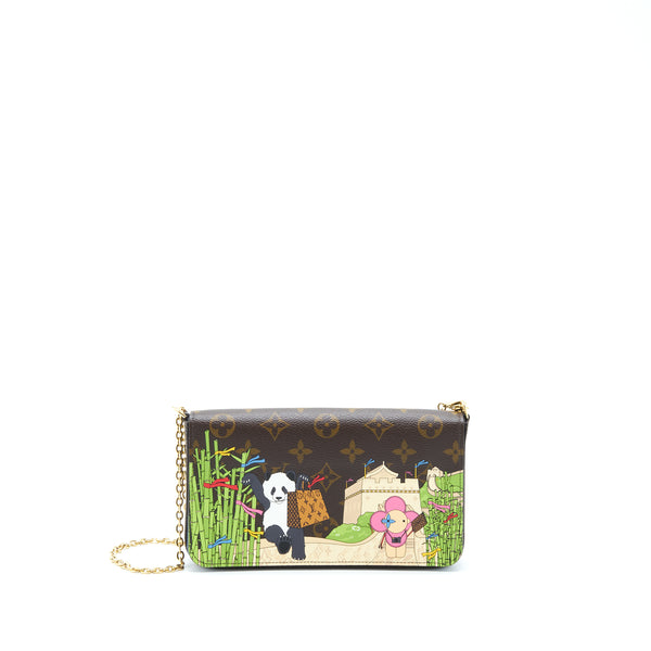 Louis Vuitton Felicie Pochette Limited Edition Monogram Canvas GHW