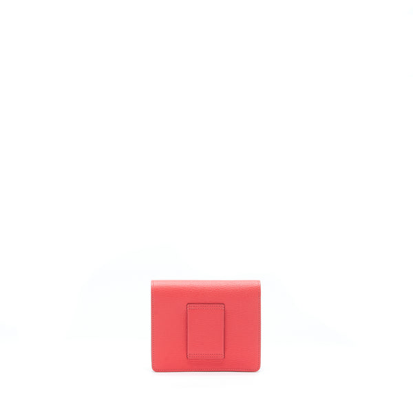 Hermes Roulis Slim Evercolor Rose Texas SHW Stamp Y