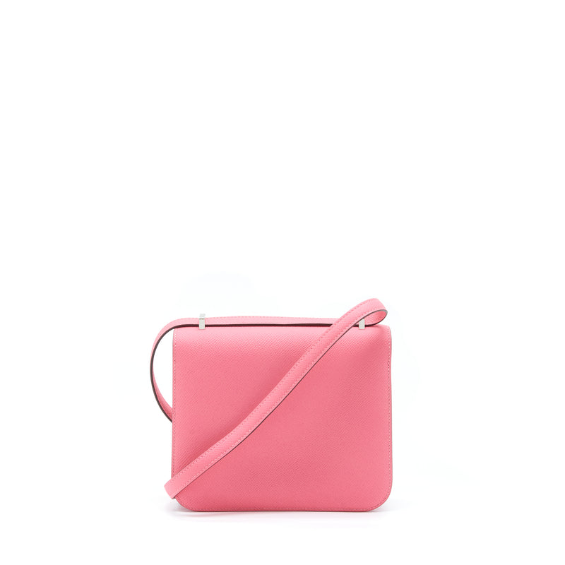 Hermes Constance Mini Epsom Rose Azalee SHW Stamp Y