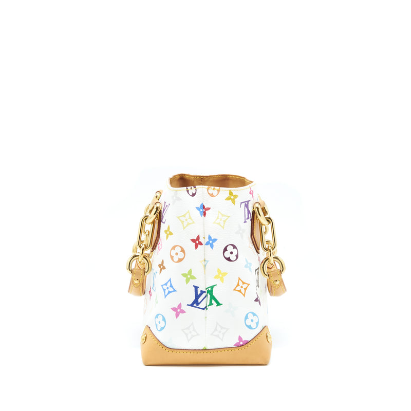 Louis Vuitton Vintage Tote Bag White/Multicolour GHW