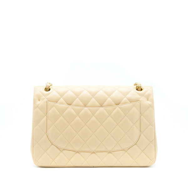 Chanel Jumbo Classic Double Flap Bag Lambskin Beige LGHW