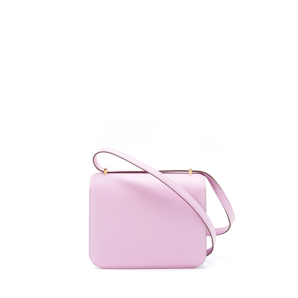 Hermes Mini Constance Epsom X9 Mauve Sylvestre RGHW Stamp Z
