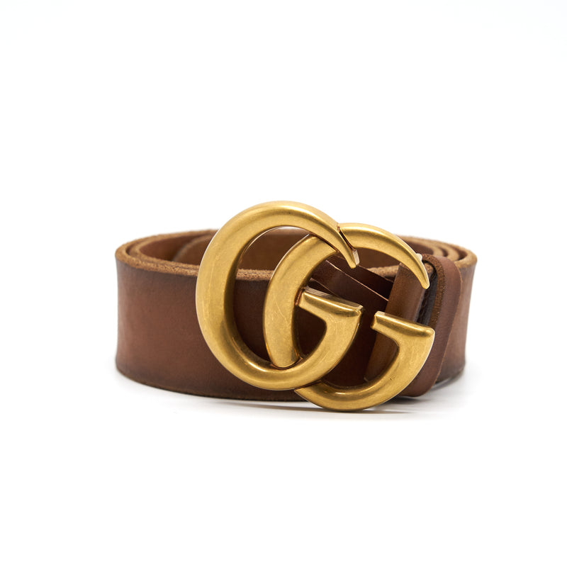 Gucci Leather Belt with Double G Buckle