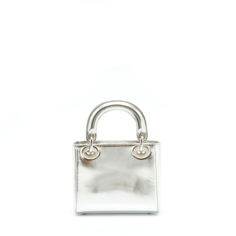 Dior Mini Lady Dior Metallic Silver SHW