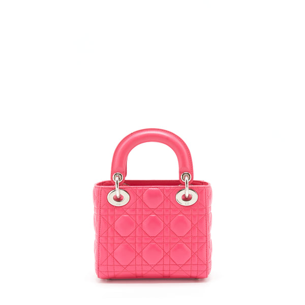 Dior Mini Lady Dior Lambskin Pink SHW