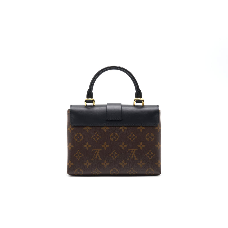 Louis Vuitton Locky Handbag Monogram Canvas with Leather BB at