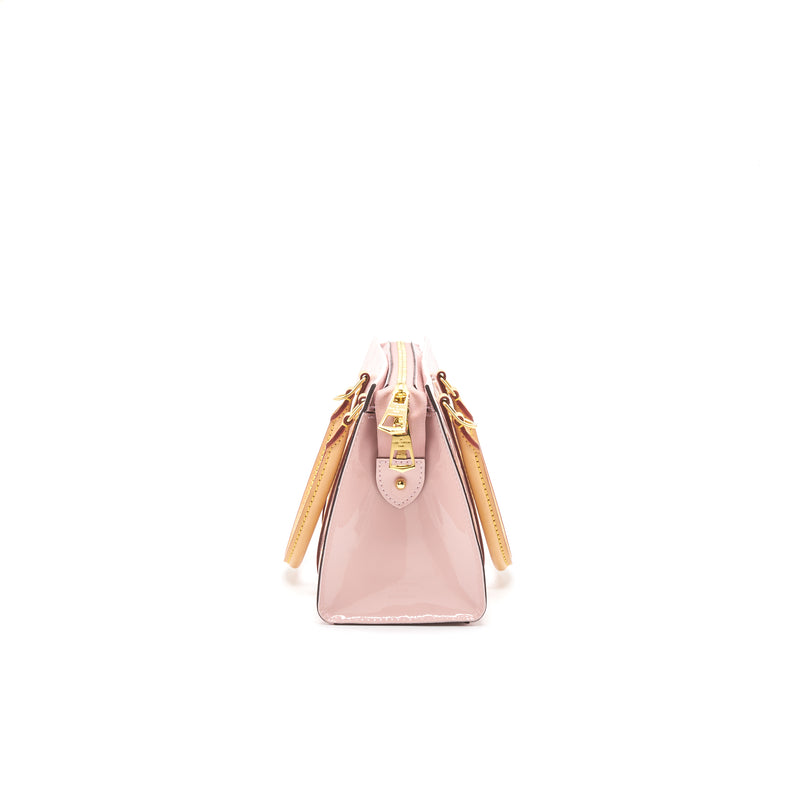 Pink Louis Vuitton Monogram Vernis Neo Triangle Satchel