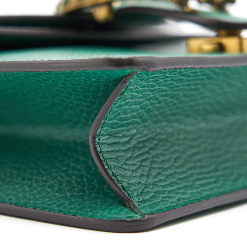Dionysus GG Small Leather Bag Green