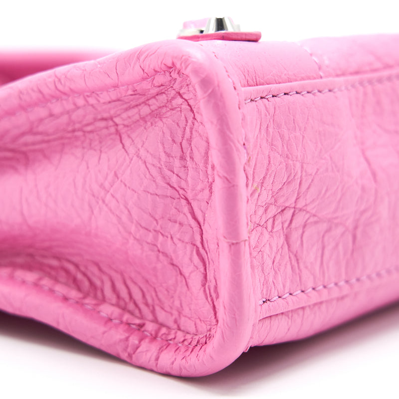 Balenciaga Pink Classic Nano City Bag