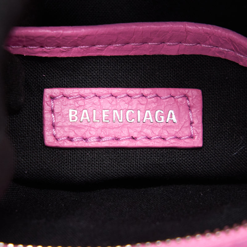 Balenciaga Pink Classic Nano City Bag