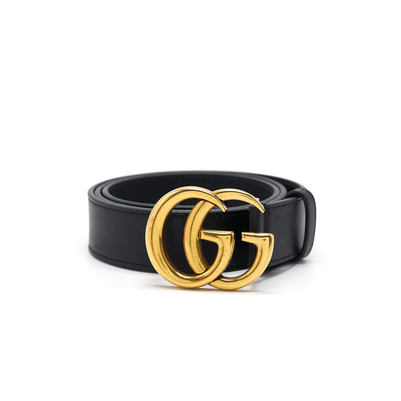 Gucci Leather Belt with Double G buckle