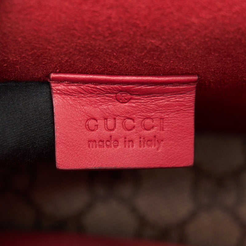 Gucci Dionysus GG Supreme Mini Bag with Red