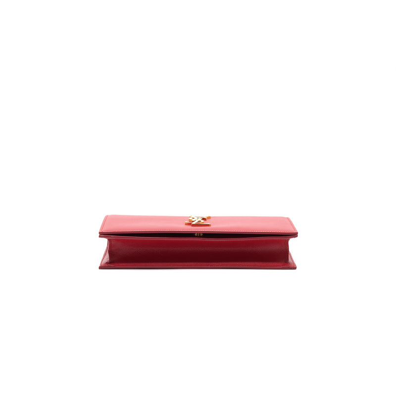 YSL Grained Calfskin Clutch