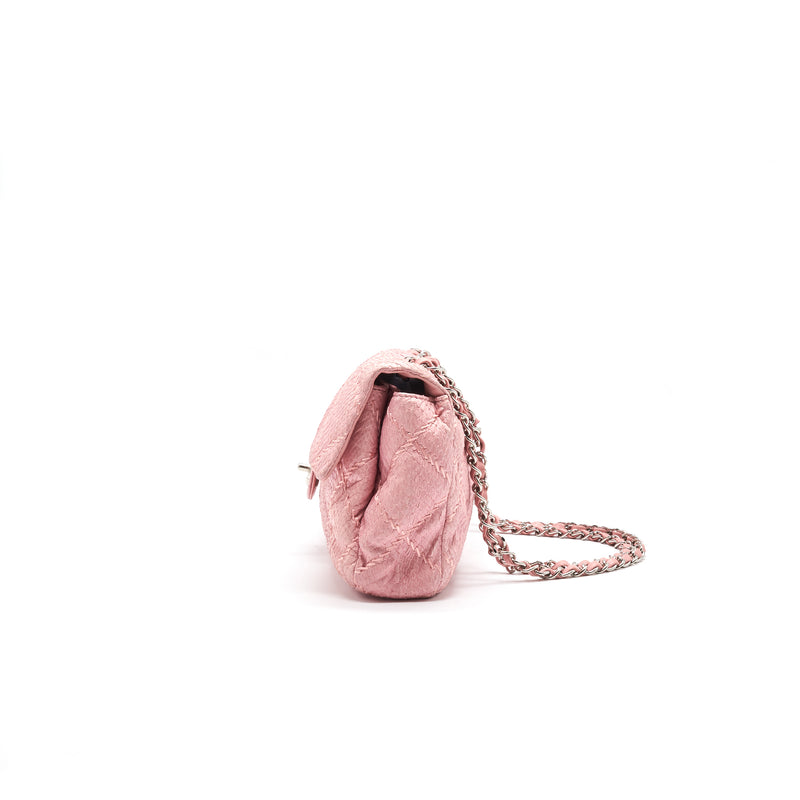 Chanel Python Skin Flap Bag Pink