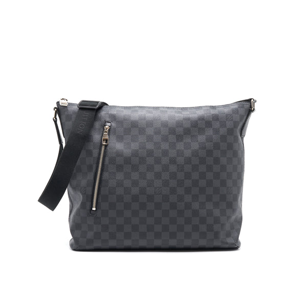 Louis Vuitton Men’s Crossbody Bag Black and Grey