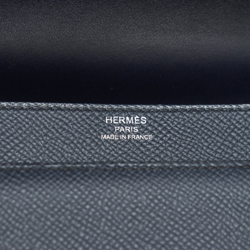HERMES Verrou 21 Shoulder Bag Bleu Saphir Epsom PHW X - Satchels