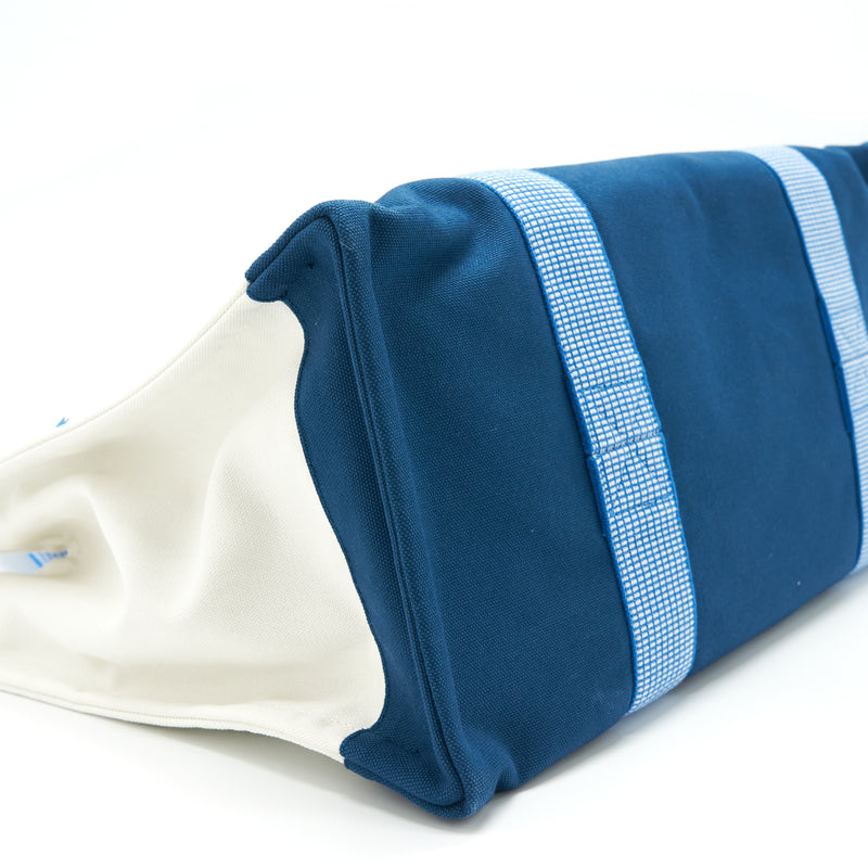 Hermes Circus Nappy Bag Blue/White