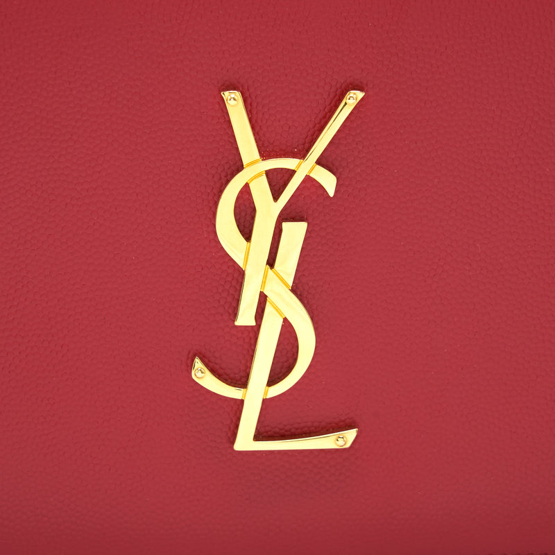 YSL Grained Calfskin Clutch