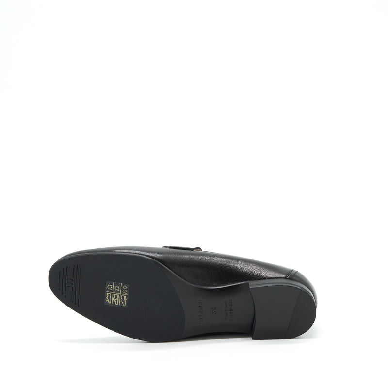 Hermes Size 38 Paris Loafer Black SHW