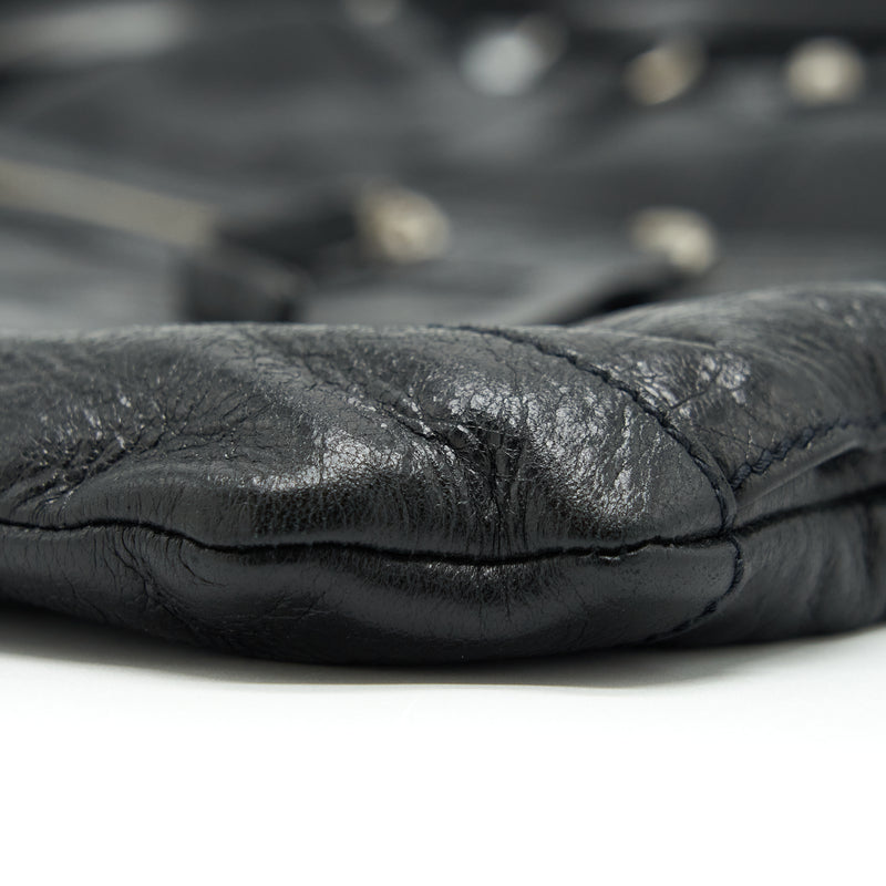 Balenciaga Top Handle Vertical Tote Bag Black SHW