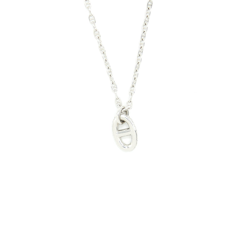 Hermes New Farandole Pendant, Small Model White Gold With Diamonds