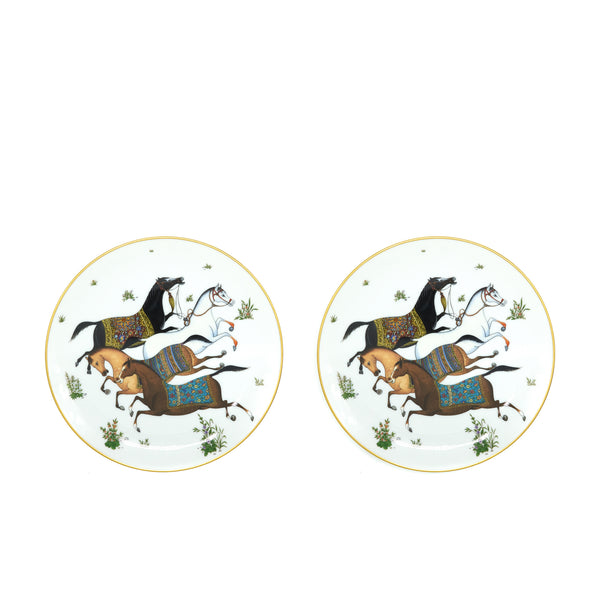 Hermes A Cheval D Dessert Plate (Sell in A Set)