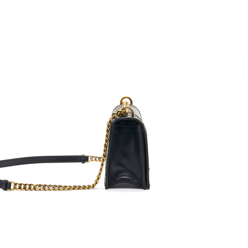 Dior Diorama Bag in Studded Lambskin Black GHW