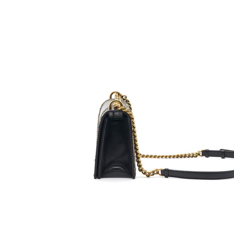 Dior Diorama Bag in Studded Lambskin Black GHW