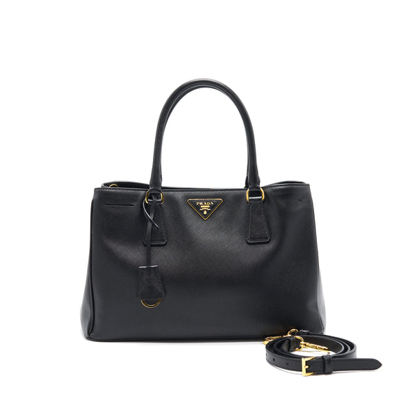 Prada Saffiano Tote Bag Black GHW