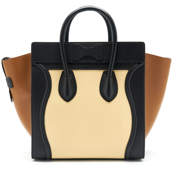 Celine Mini Luggage Bag Calfskin Multicoloured GHW