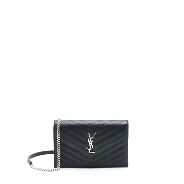 Saint laurent monogram envelope chain wallet online