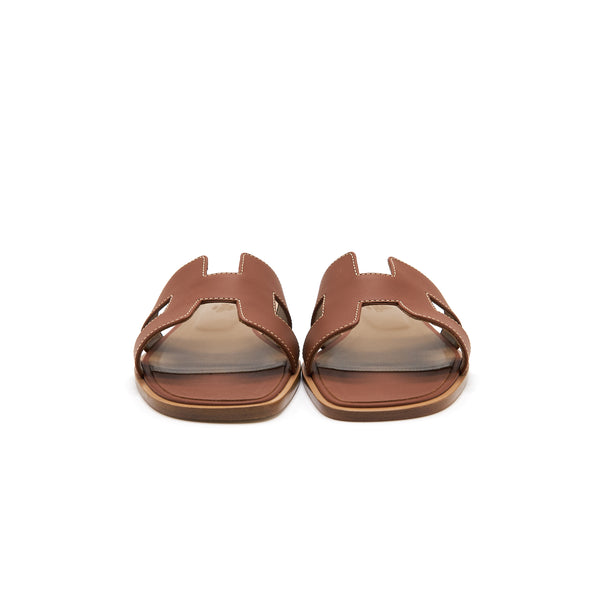 Hermes Oran Sandal Gold Size 38