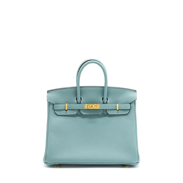 Hermes Birkin 25 Togo 7G Ciel GHW Stamp Y
