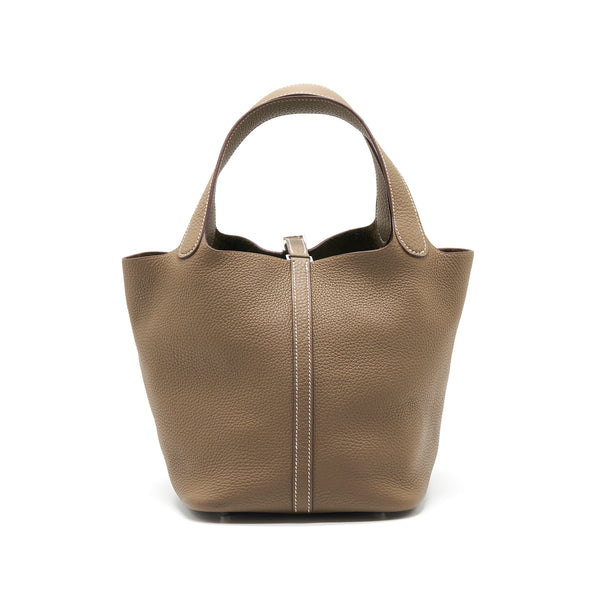 Hermes Picotin 22 Etoupe SHW Stamp Y