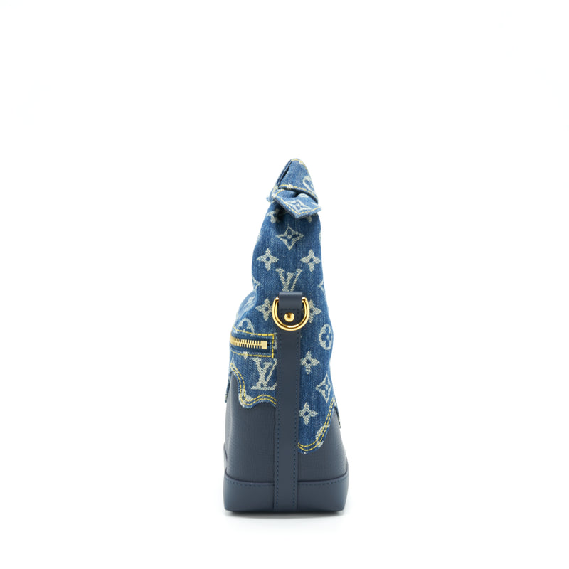 Louis Vuitton Japanese Cruiser Monogram Denim / Leather Blue GHW