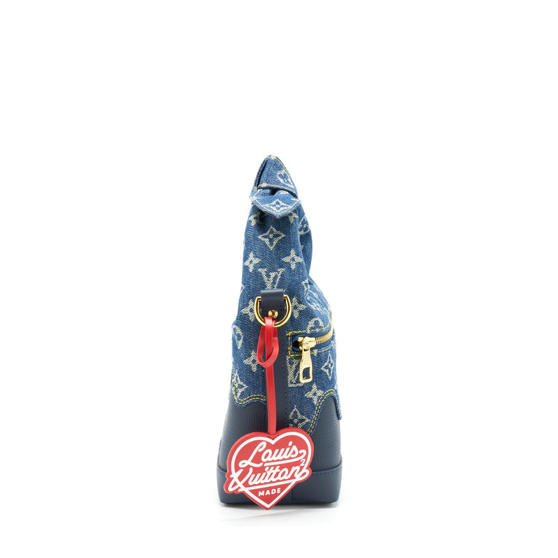 Louis Vuitton Japanese Cruiser Monogram Denim / Leather Blue GHW