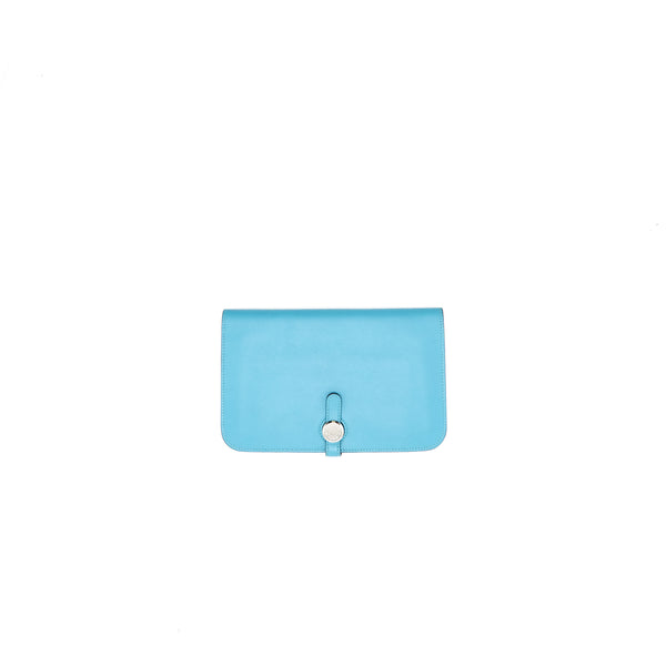 Hermes Dogon Wallet Blue