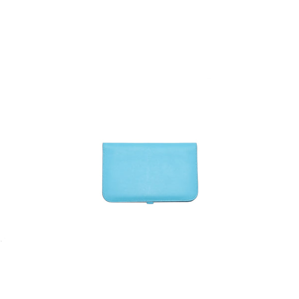 Hermes Dogon Wallet Blue