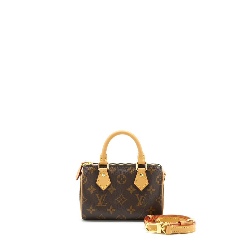 Louis Vuitton Nano Speedy Monogram Canvas New Version