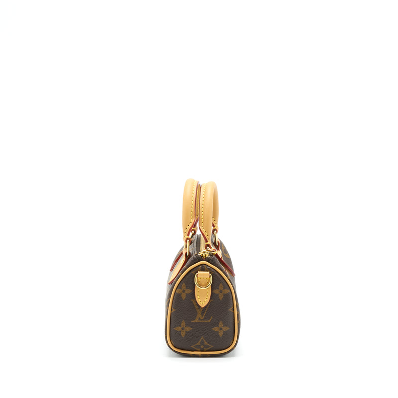 Louis Vuitton Nano Speedy Monogram Canvas New Version