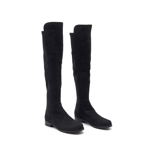 Stuart Weitzman Black Suede 5050 Boots Size 36.5