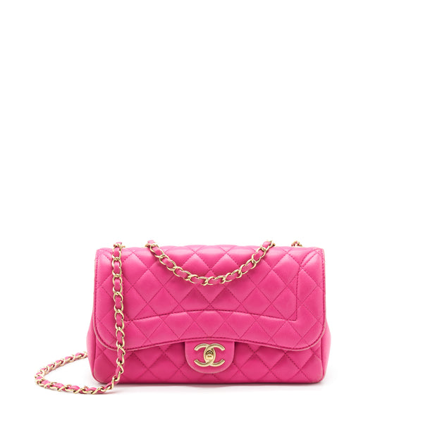 Chanel Quilted Flap Bag Lambskin Pink GHW