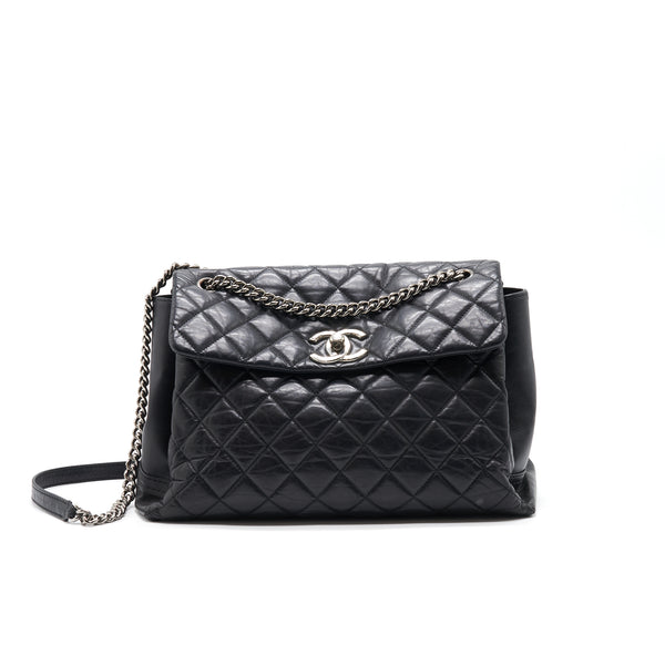 Chanel Calfskin Flap Bag Black