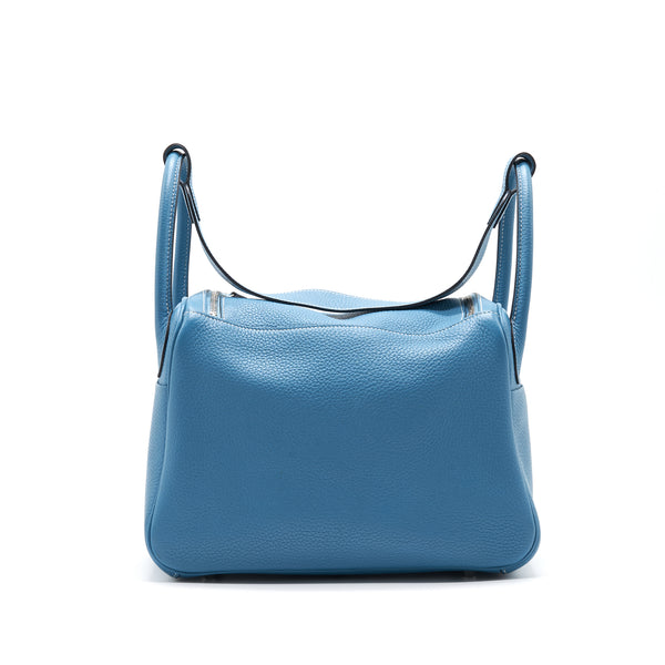 Hermès Lindy 30 Blue Jeans SHW