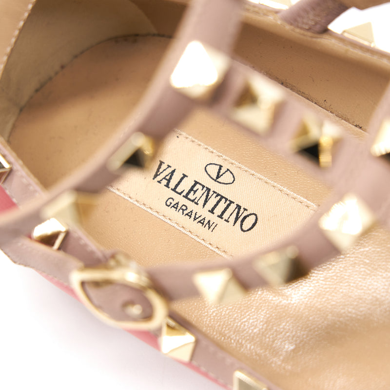 Valentino Garavani Rockstud Caged Ballet Flats size 39.5